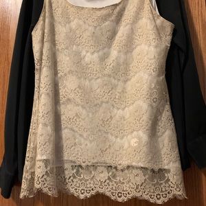 Sleeveless Lace Top